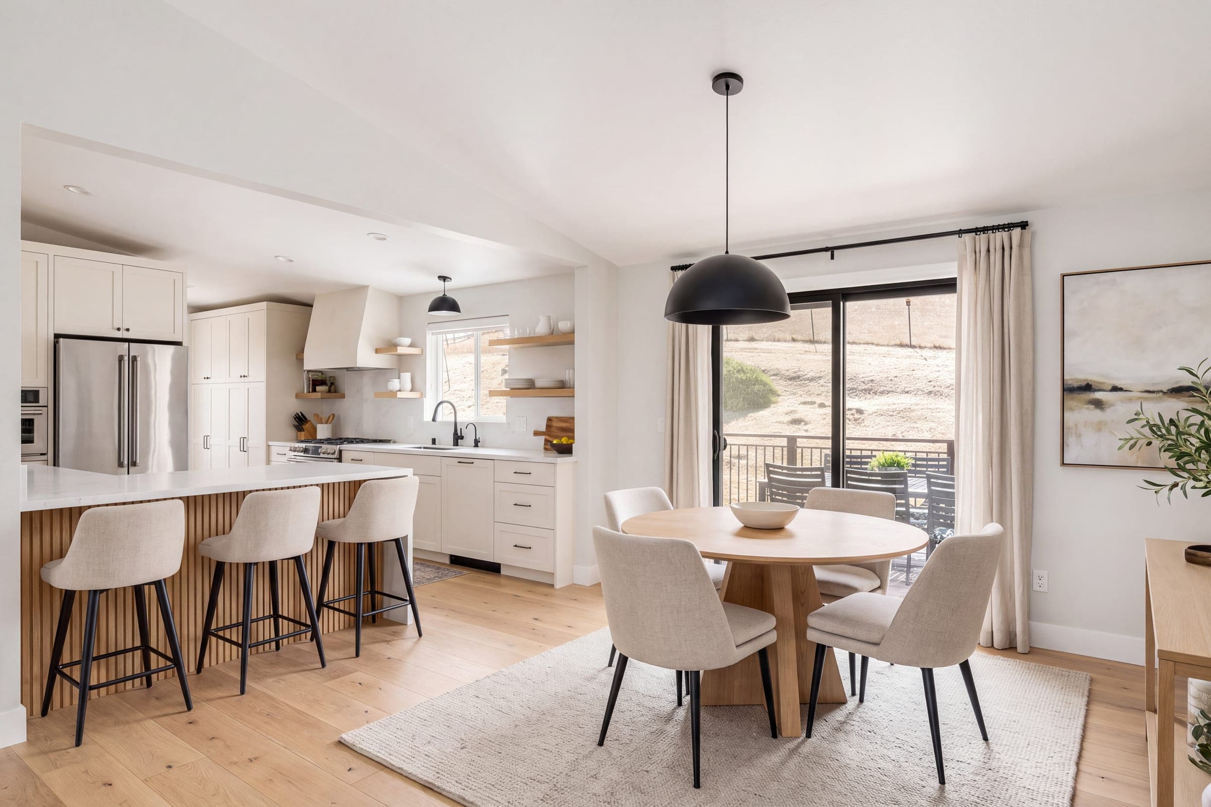 Conceptual visualization: kitchen and dining